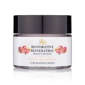 NEW! Intensive Reparative Moisturizer.  Resveratrol Face Cream.