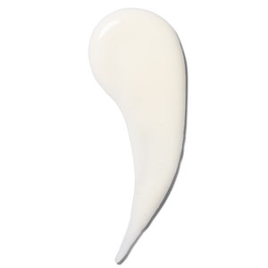 Puede incluir: Un producto l&iacute;quido blanco, cremoso, suave y espeso, como loci&oacute;n o crema, se muestra como una gota sobre un fondo blanco.