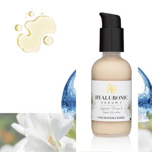 Hyaluronic Serum 7 for Sensitive Skin, with Aloe, Rose, Geranium & Helichrysum