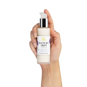 Mature Skin Serum, Moisturizing Serum, Peptide Rich Cream Full Size 60 mL