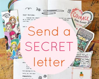 Letter to a Heroine – I'll send an encouraging note to your friend – gift for friend, daughter, sister, teacher -ORDER SEPERATELY