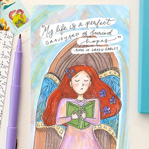 Carte postale Les espoirs enterrés - Anne... la maison aux pignons verts - Lucy Maud Montgomery - Snail Mail