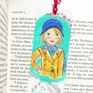 Nancy Drew Bookmark Illustrated Bookmark Literary - Etsy