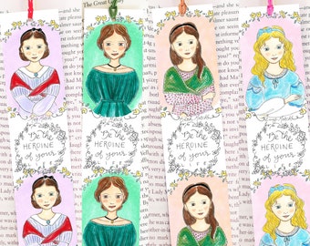 Little Women bookmark - Choose Meg, Jo, Beth, or Amy - Louisa May Alcott - reader gift - book club gift - Sister Gift