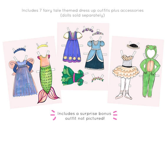 Paper dolls plus dresses deals