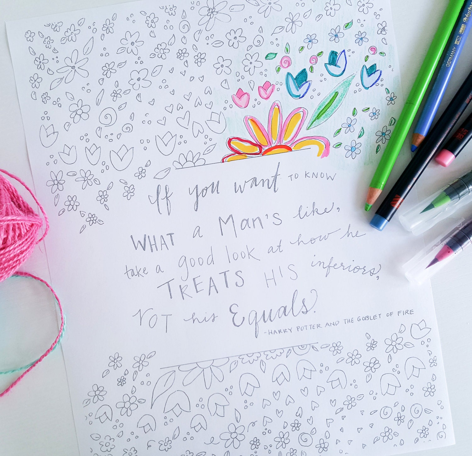 Literaire volwassen kleurplaten volwassen kleurplaten citaat