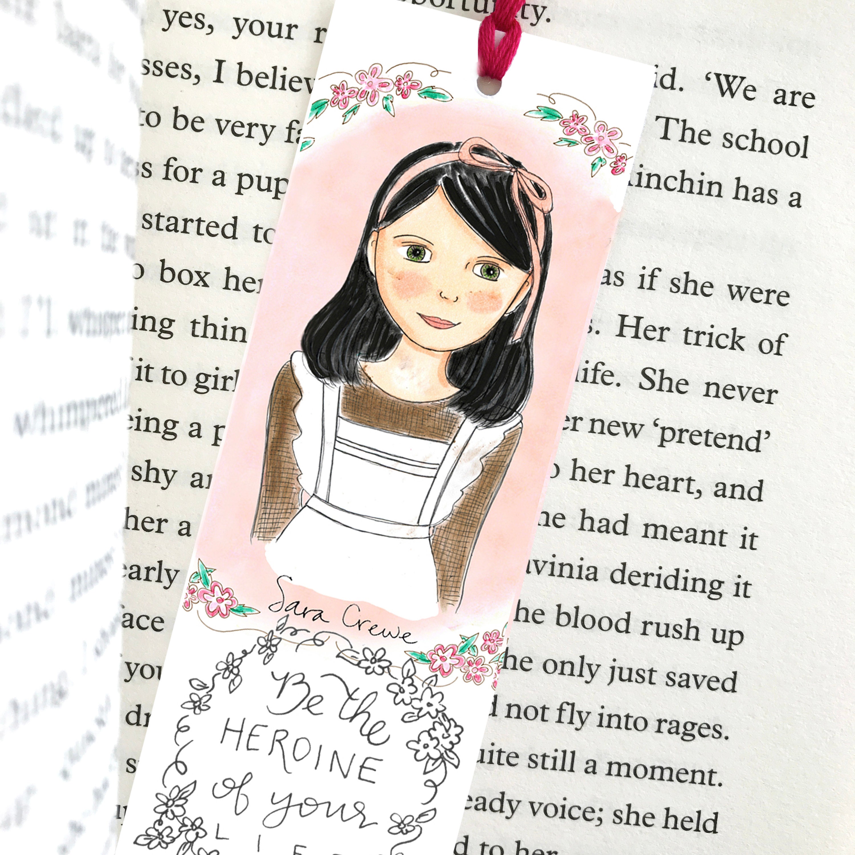 Sara Crewe Bookmark Literary Bookmark