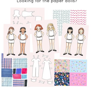 Secret Garden Paper Doll Clothes - Printable - Instant Download - Etsy