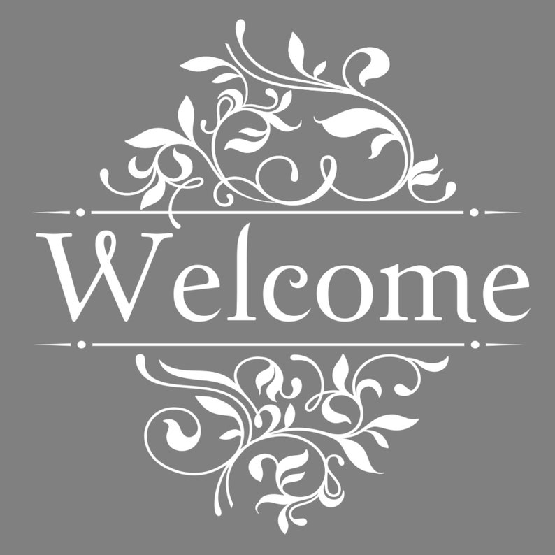 Clip Art Download Digital Design WELCOME for Personal Stationery Banners /& More! Koozies,Stadium Cups Signs Invitations,Beverage Napkins