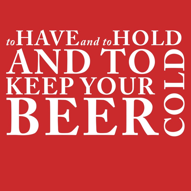 Coasters Banners /& More! Koozies Signs Planning a Wedding Party? Download our Fun Design for Invitations Stadium Cups Beverage Napkins