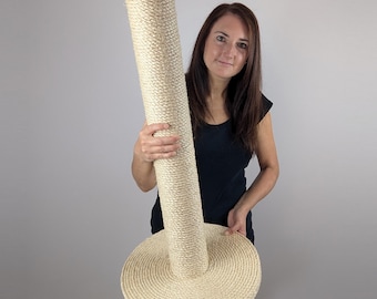 The UKs Best Cat Scratching Post - 100% Natural Plant Based Sisal Rope - Handmade in Devon by ScratchyCats since 2011!