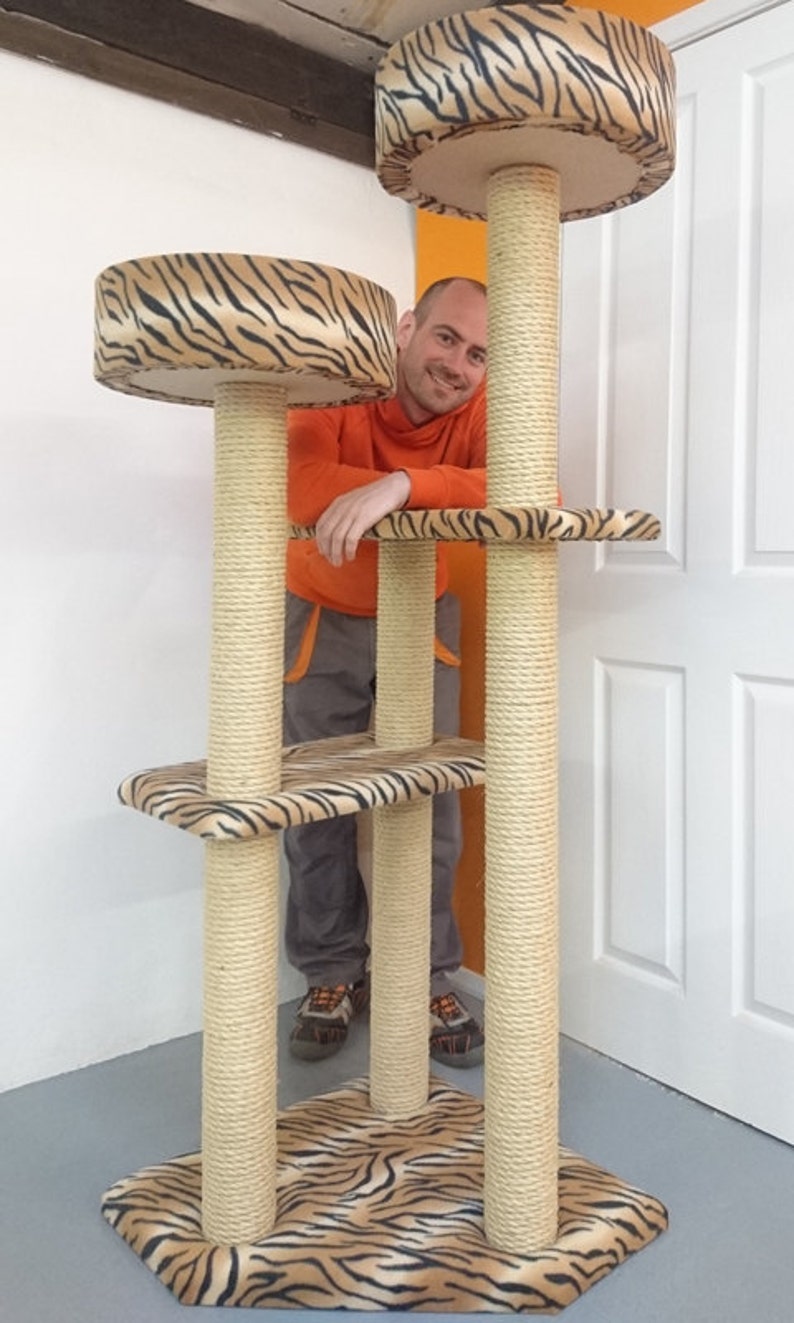 Luxury Large Cat Tree Furniture with 2 Large Cat Beds Etsy