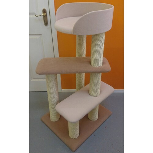 Luxury Cat Tree With Large Cat Bed Cat Furniture by Etsy UK