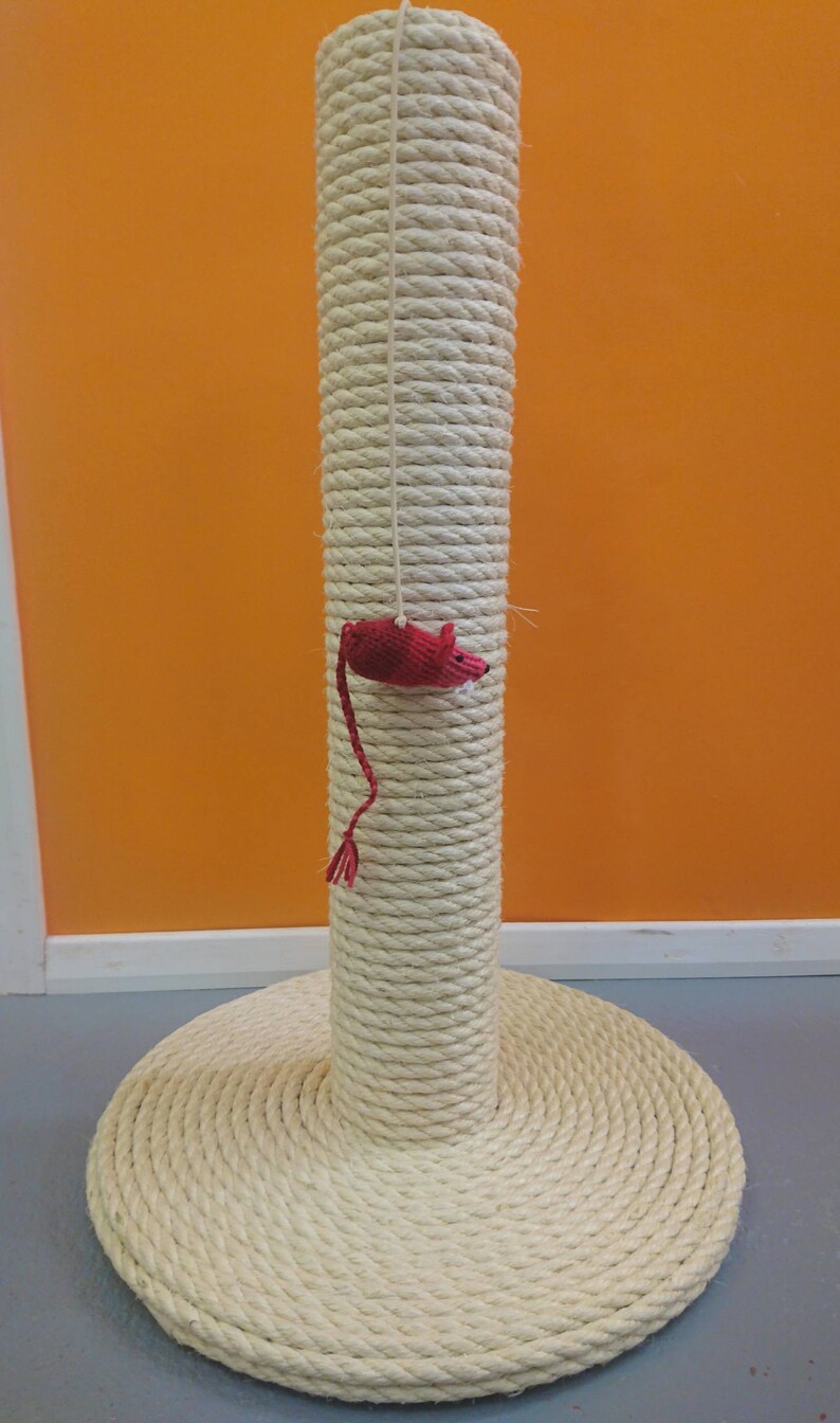 Cat Scratching Post 100 Natural Sisal Rope Top Quality Cat Etsy