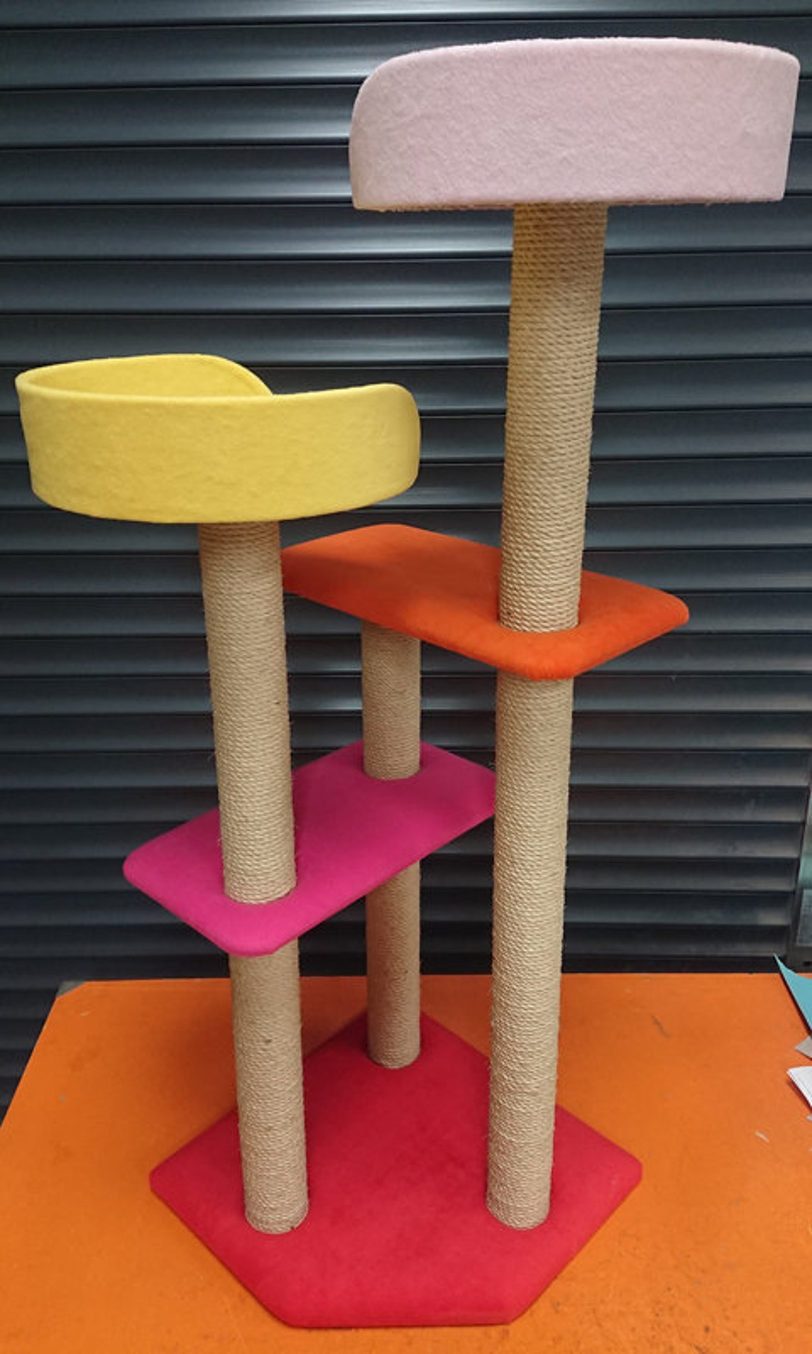 Luxury Large Cat Tree Furniture With 2 Large Cat Beds Etsy