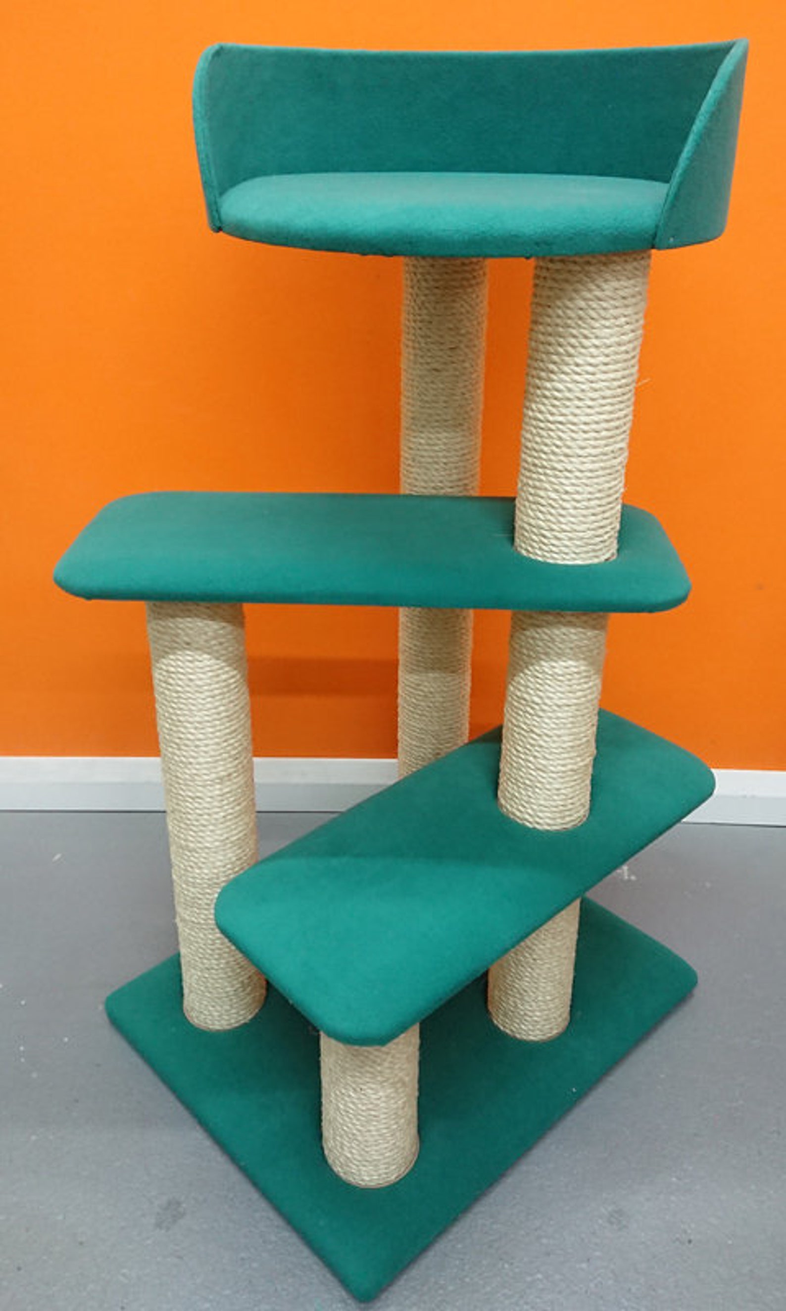 Luxury Cat Tree With Large Cat Bed Cat Furniture by Etsy