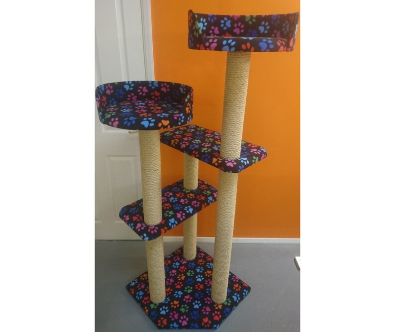 Luxury Large Cat Tree Furniture with 2 Large Cat Beds Etsy