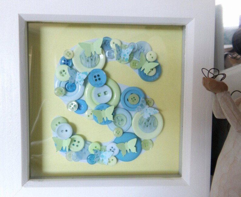Personalised Butterfly wall art sticker name WA9