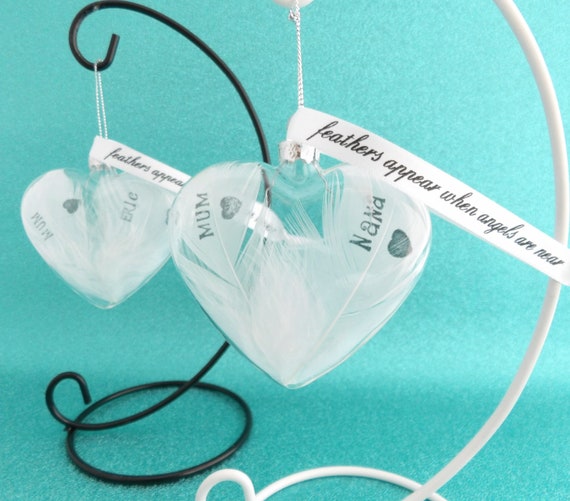 13cm 10 White Heart Metal Wire Rings for Bauble Crafts
