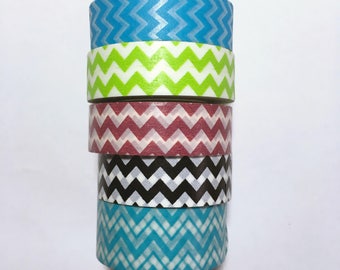 Chevron - Washi Tape Lot - 24" Washi Samples