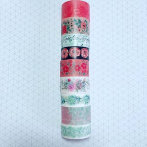 Florals - Michaels Recollections Washi Box - 24" Washi Samples