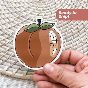 Peach Magnet for Fridge Vinyl Fruit Magnet Food Lover Easter Basket Stuffer for Baby Shower Favor Idea Kitchen Refresh Summer Fruit Gift
