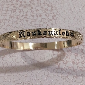6mm gold filled Hawaiian bracelet