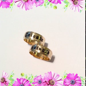 8mm gold filled ring