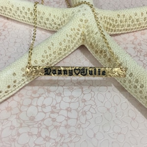 5mm gold filled horizontal Hawaiian necklace