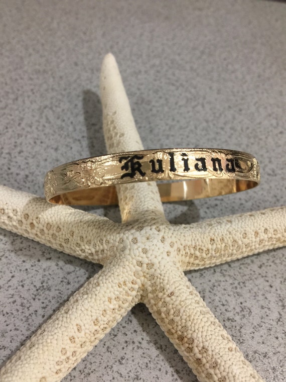 Gold filled hawaiian bracelet discount
