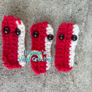 Mini Bacon Keychain, Bacon To Hang, Cute Bacon, Bacon Party Favors, Bacon Kitchen Decor, Table Scatter, Quirky Keychains