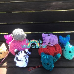 Crochet Cat, Small Cat, Cat Stuffie, Cat Plushie, Handmade Crochet Cat
