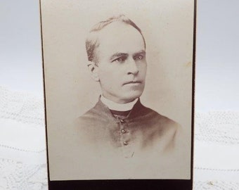 Antique Cabinet Photograph, Antique Photo, Victorian Gentleman, Cabinet Photo, Antique Portrait, Portrait of Victorian Man