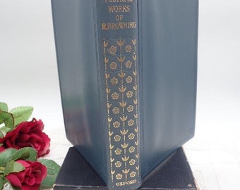 Browning's Poetical Works c1964, Robert Browning, Poetry, Poems, Poetry Books, Vintage Poetry Book, Leather Bound Books, Poetry Collection