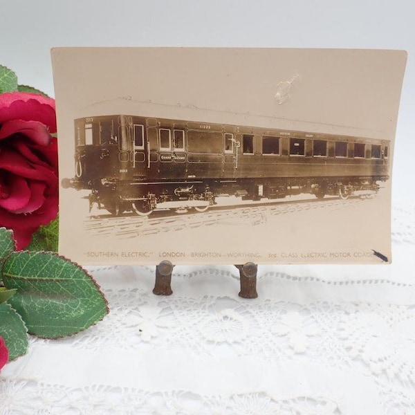 Antique Real Original Photo "Southern Electric" Postcard, Old Postcards, Collectible Post Cards, Vintage Postcards, Photographic Postcard