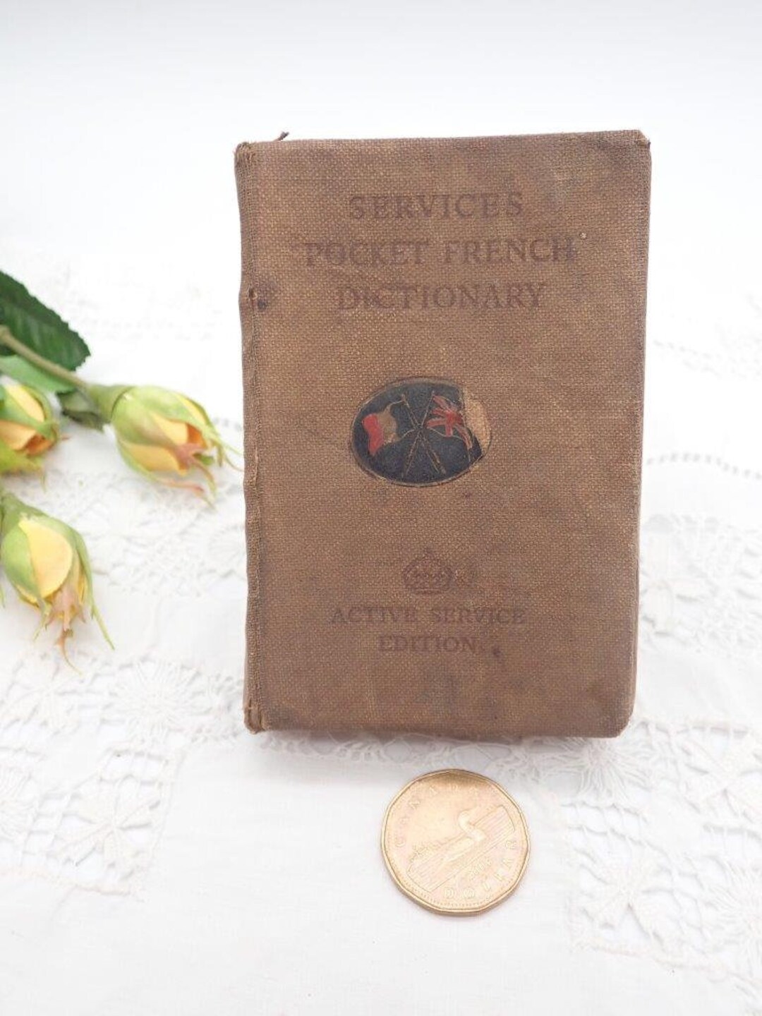 1940s Active Service French Dictionary Services Pocket French Etsy