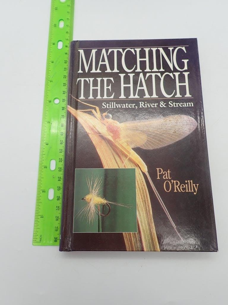 Matching the Hatch. HB Book. Pat O'reilly. Fly Fishing Book. Fly Tying Book.  Gift for Him, Fishing Gift, Dry Flies, Wet Flies, Trout Fishing 