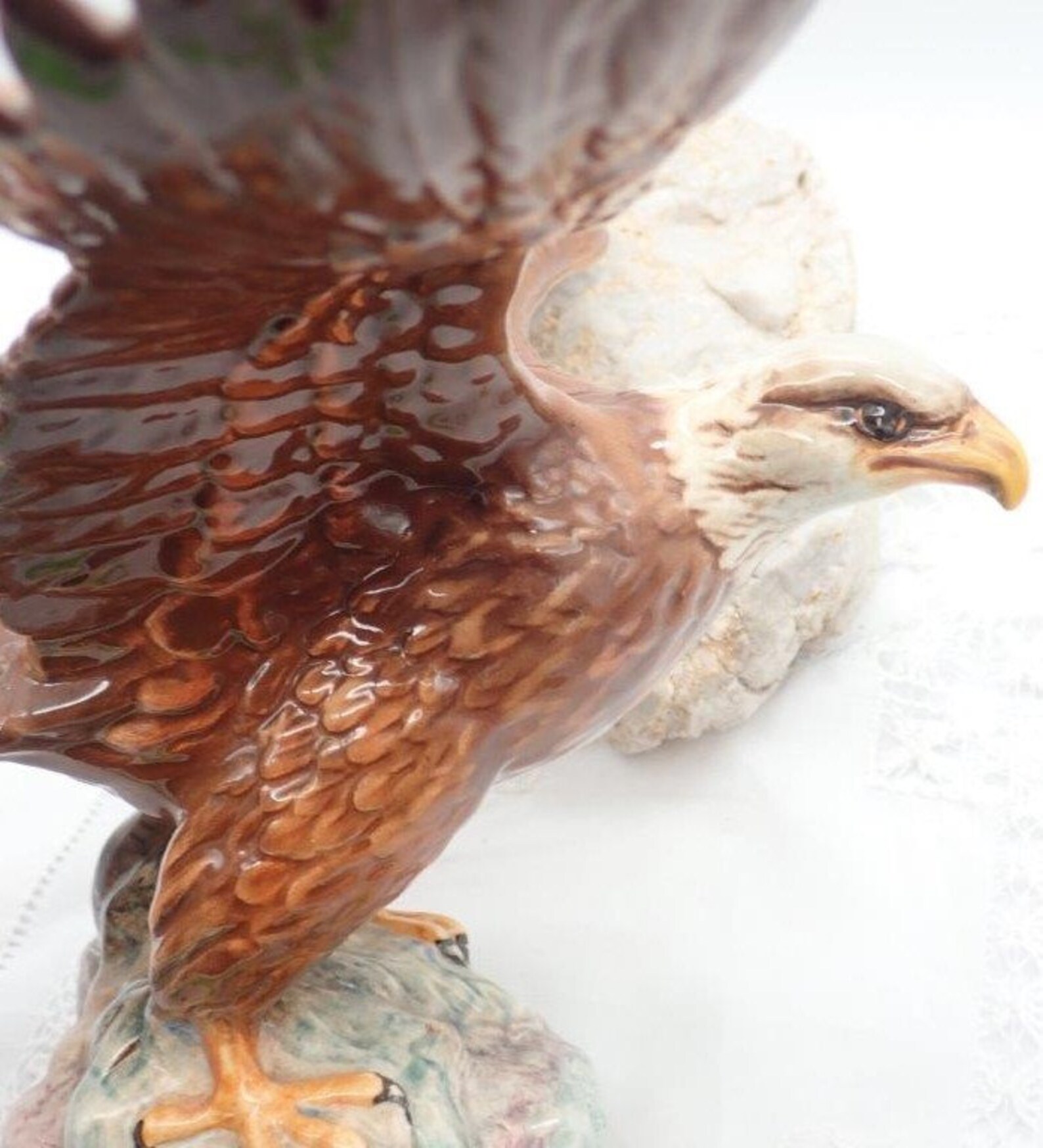 Beswick Bald Eagle Figurine 1018 Beswick Eagle Ceramic Eagle Etsy UK