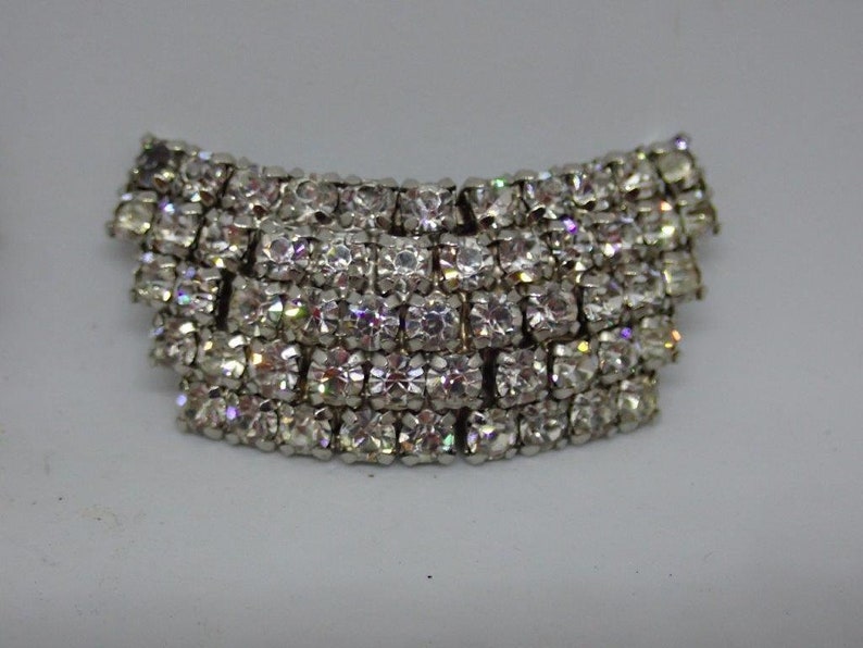 Beautiful Sparkling Vintage Rhinestone Shoe Clips Decorations