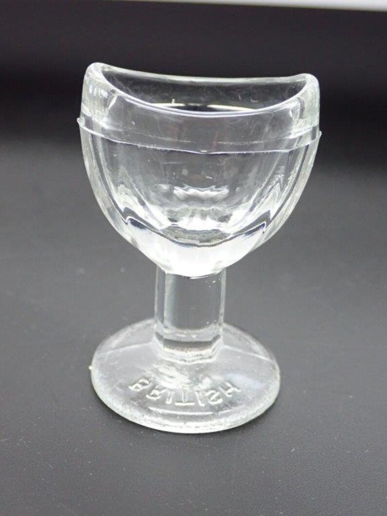 Eye Bath Glass Eye Bath Clear Eye Bath Vintage Clear Glass Etsy