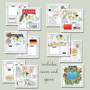 Digital EPCOT World Showcase Printable Passport