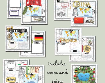 Digital EPCOT adult Version World Showcase Printable Passport - Etsy
