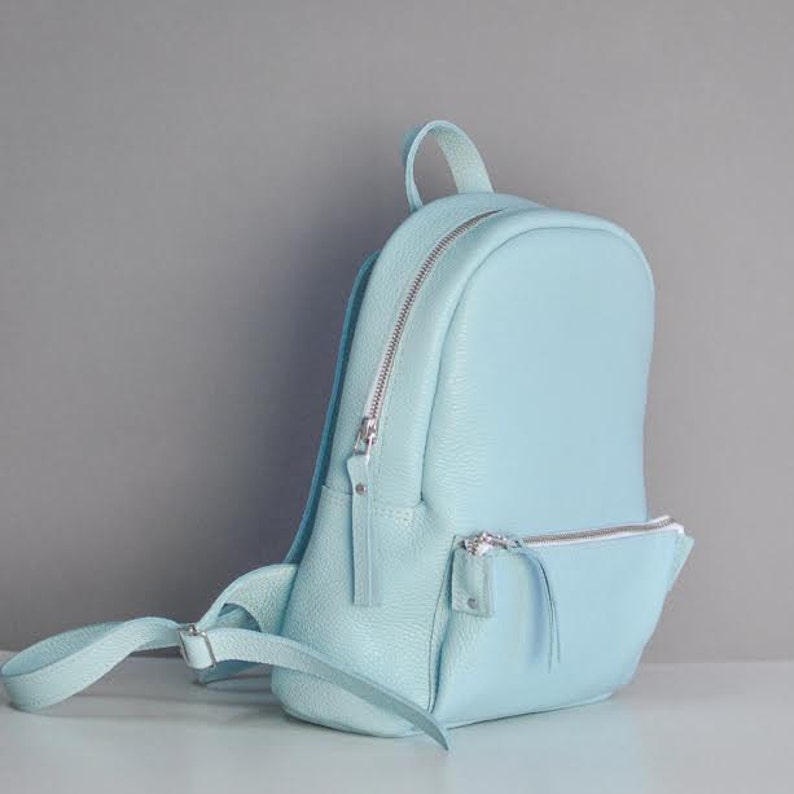 Pilot S Aqua Leather backpack