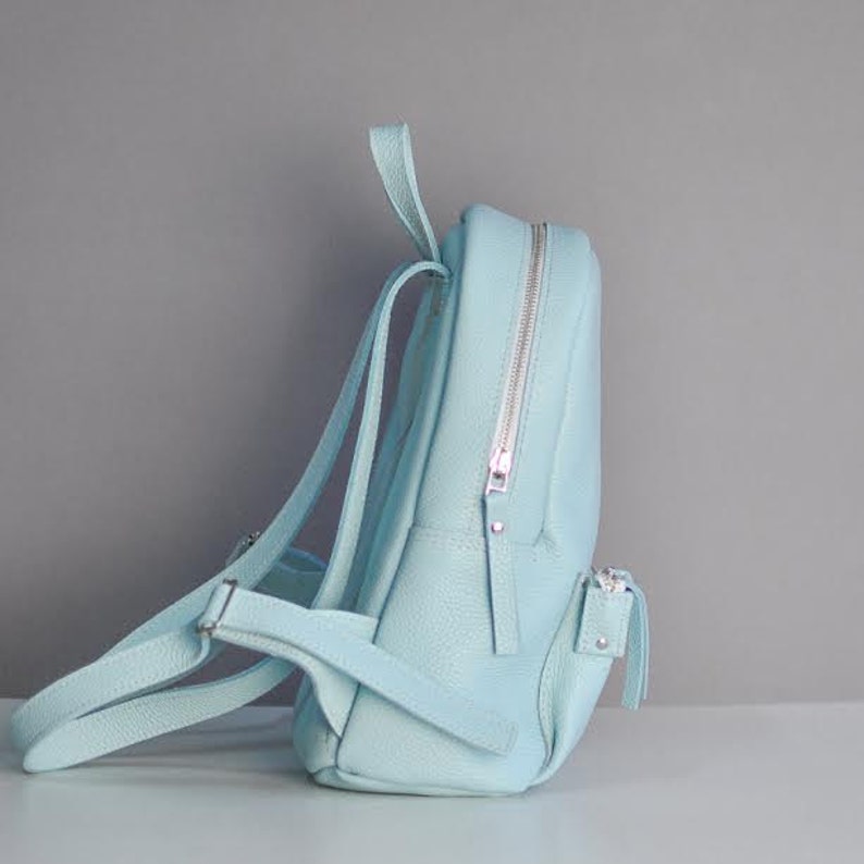 Pilot S Aqua Leather backpack