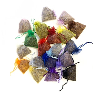 Lavender Sachets, Favors, Baggies, Bags, Wedding, Buds, Dried English Lavender, Fragrance, Stress Relief, Party, Bridal Baby shower