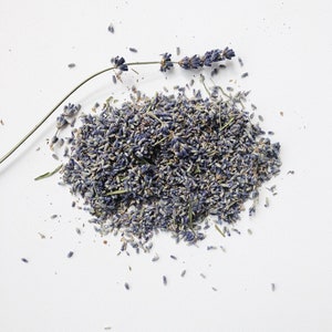 20 Cups Dried English Lavender Buds, Calming Fragrance, Wedding Favors image 3