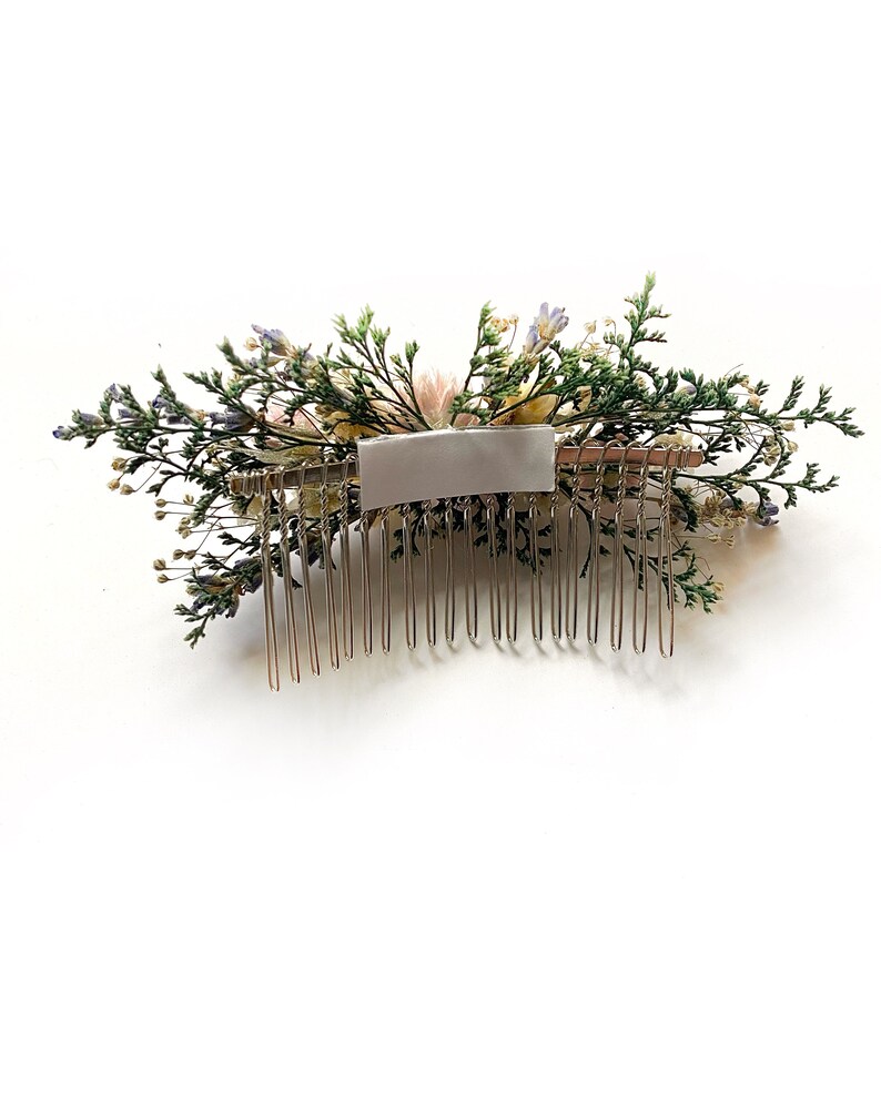 Hair Comb Hair Pins Dried Flowers Preserved Floral Comb Etsy