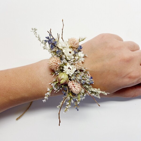 Dried Flower Corsage Etsy