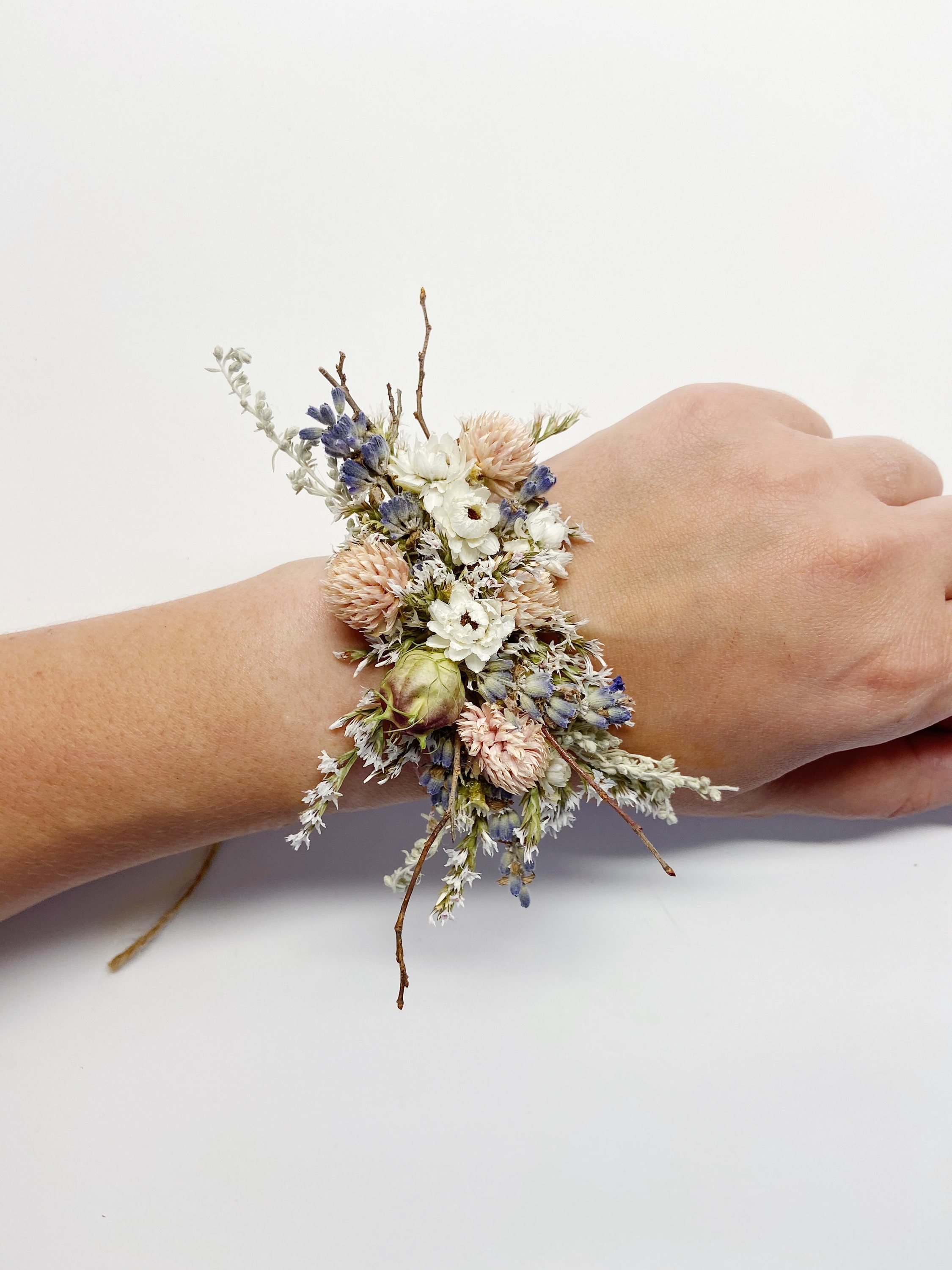 Dried Flower Wrist Corsage atelieryuwa.ciao.jp