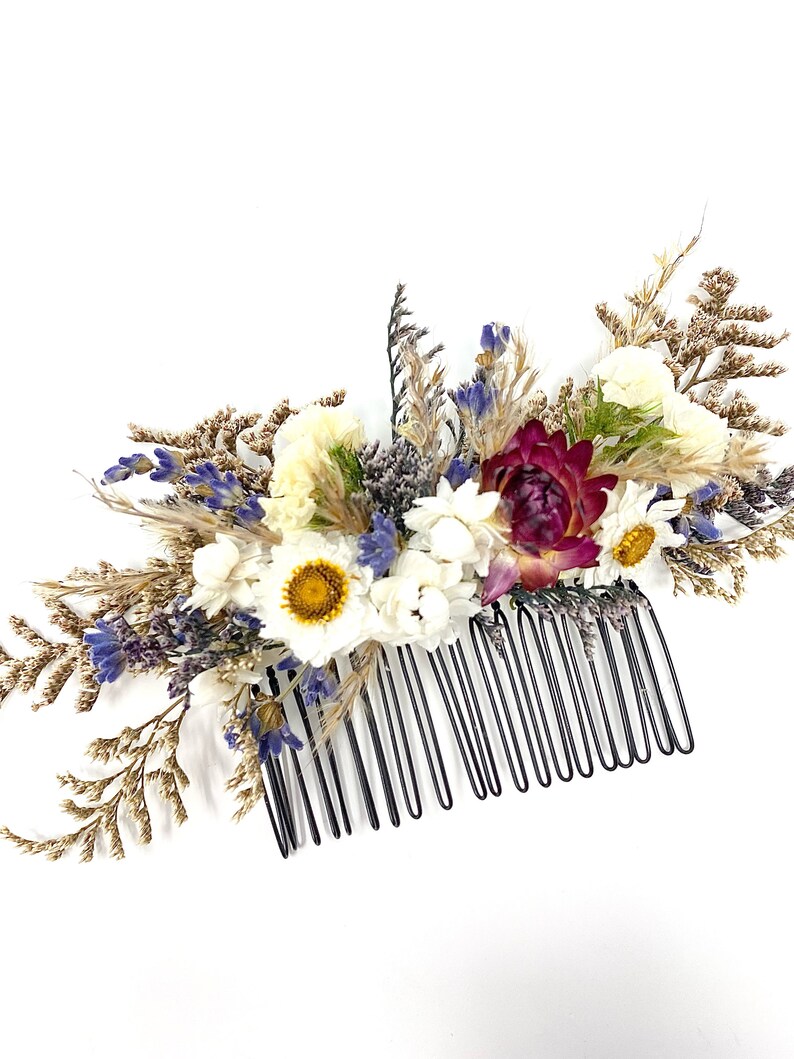 Hair Comb Hair Pins Wedding Accessory Floral Comb Etsy